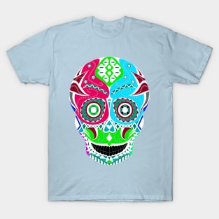 sugar skull of death ecopop T-Shirt